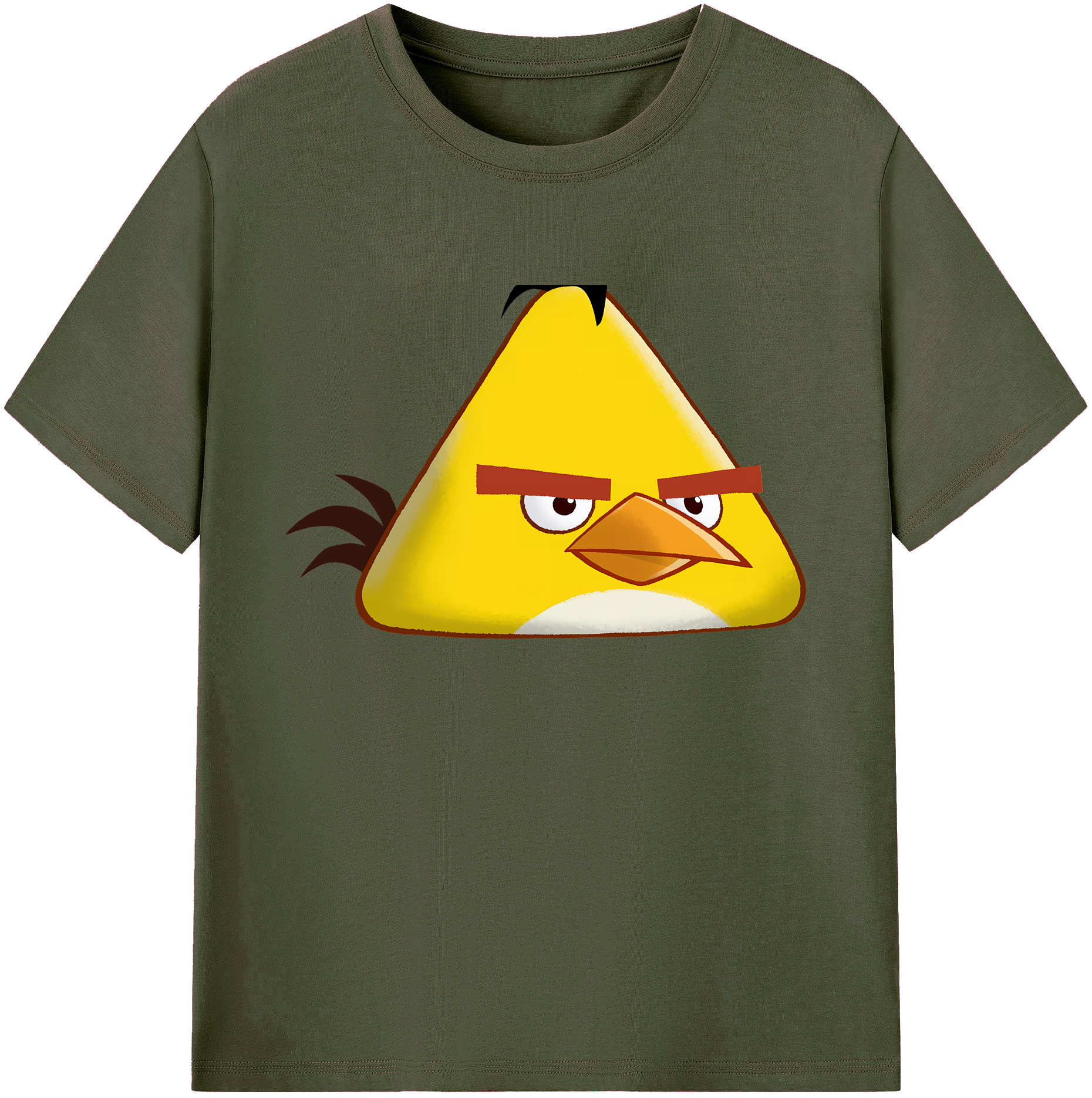 （画像用） Angry Birds アングリーバード 綿100％ メンズ半袖Tシャツ｜肌触りやわらか＆通気性